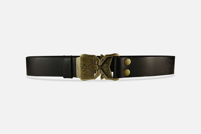 GÜRTEL TARTAR X - BUTTERO BLACK/ALTMESSING