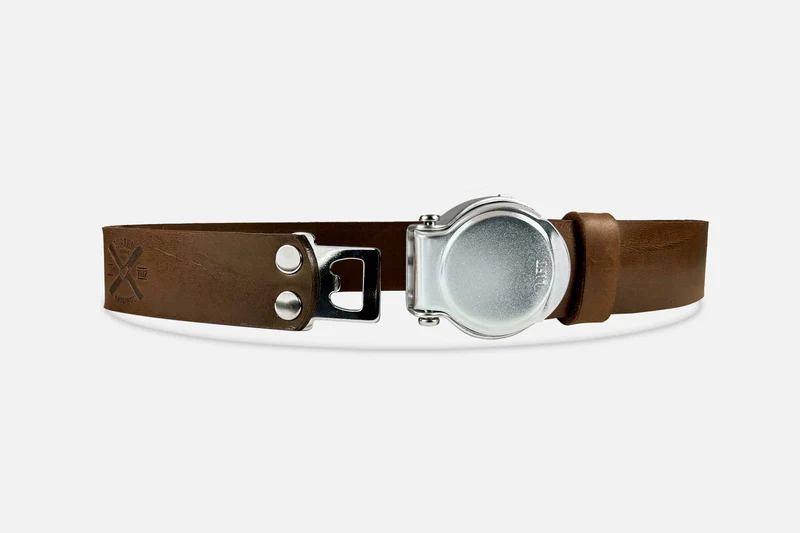 GÜRTEL RUNDSCHNALLE CLASSIC/ROH SILBER