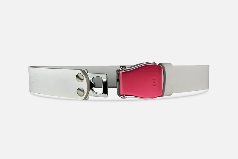 GÜRTEL STANDARD WEIß/ROSÉ