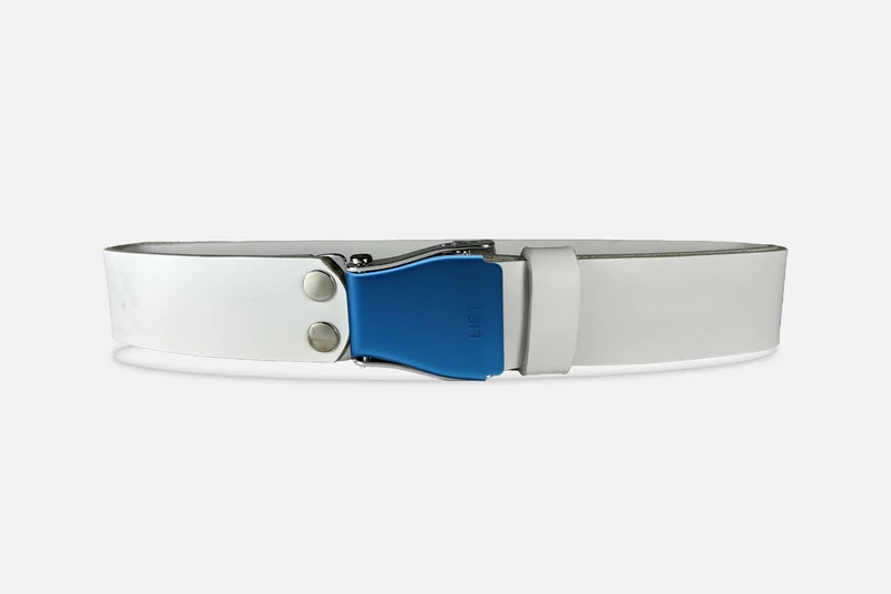 GÜRTEL STANDARD WEIß/BLAU