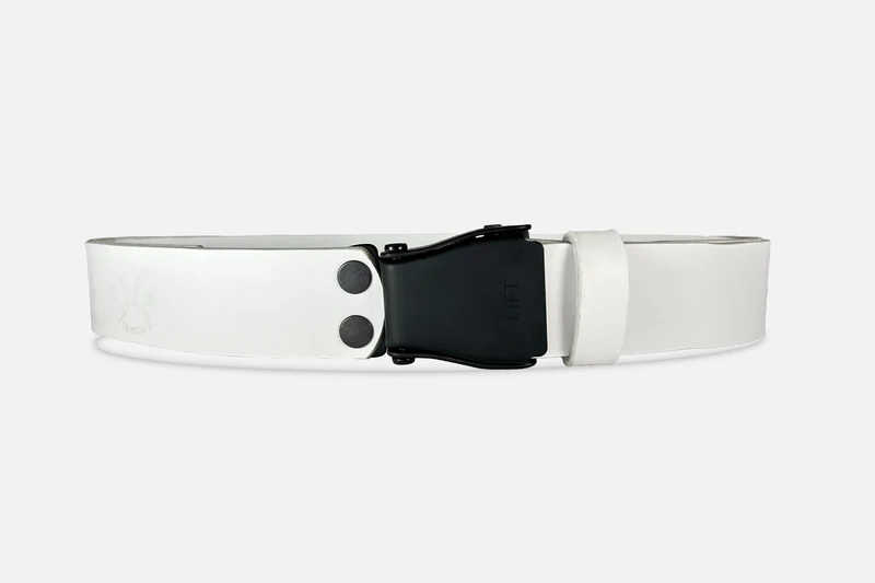 GÜRTEL STANDARD WEIß/SCHWARZ
