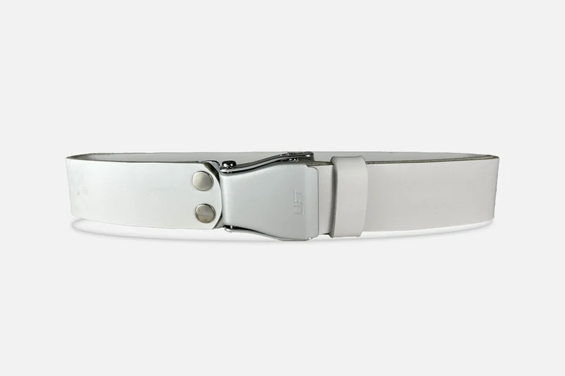 GÜRTEL STANDARD WEIß/SILBER