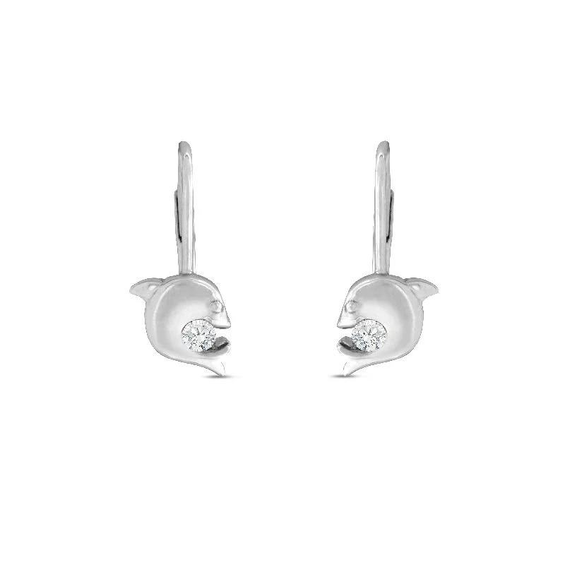 SK Basics Damen Ohrhänger Deflin mit Zirkonia Silber 5.1310.R