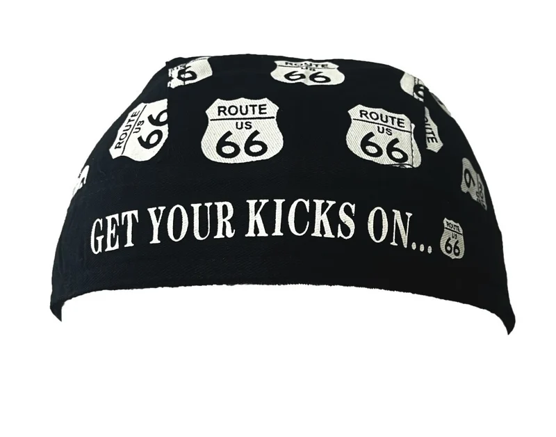 Route 66 Bandana Cap – Get Your Kicks On Head Bandana Kopftuch Headwrap