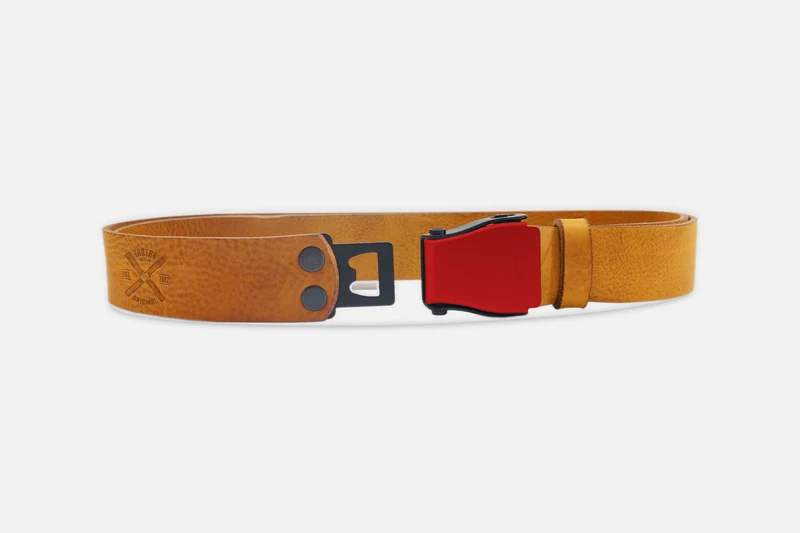 GÜRTEL STANDARD COGNAC LIGHT/MIXED ROT