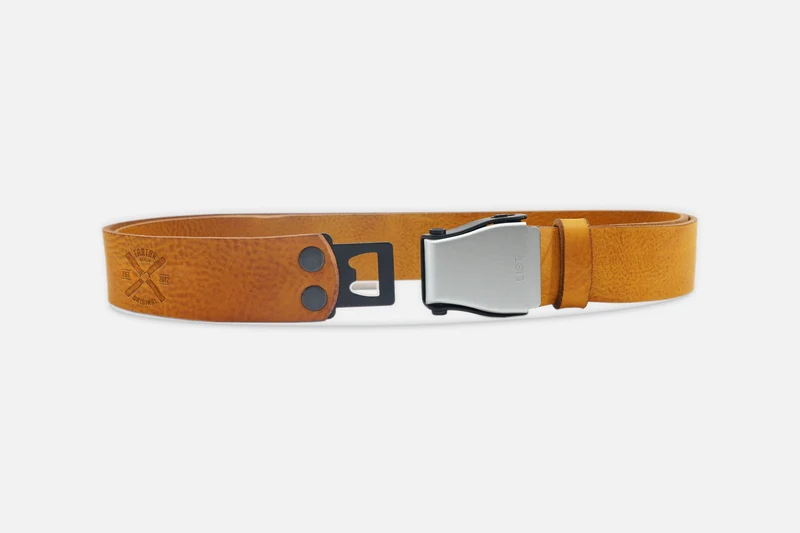 GÜRTEL STANDARD COGNAC LIGHT/MIXED SILBER