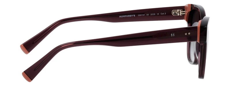 Sonnenbrille Azetat HU MAUVE 53X17X140
