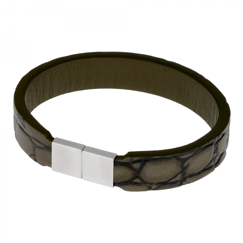 Ernstes Design Damen Leder-Armband 20cm Braun A552-20