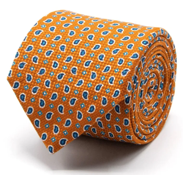 Panama-Krawatte mit Paisley Muster