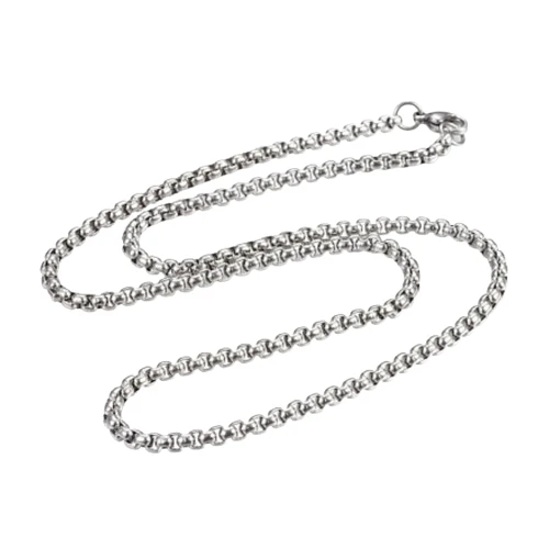 Byzantinerkette aus Edelstahl – 50 cm lang – 3 mm stark
