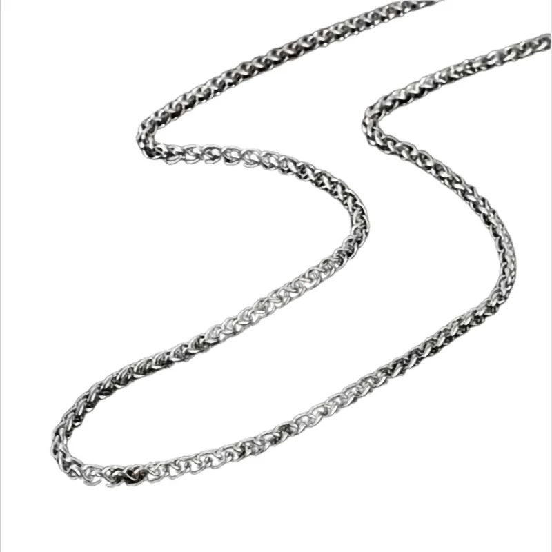 Grano Classic Weizenkette aus Edelstahl – 3 mm – 60 cm
