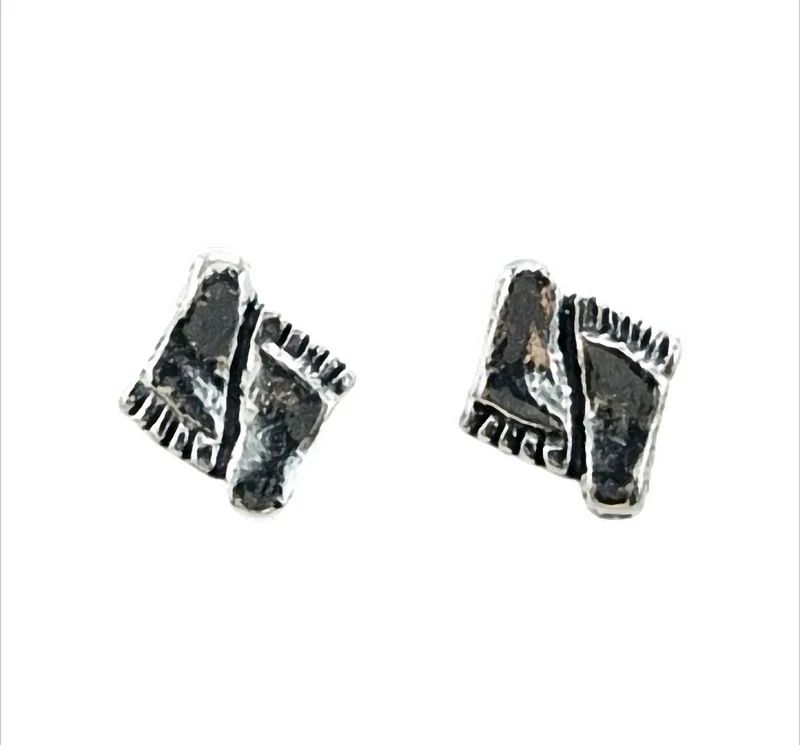 „TinySteps“ Ohrstecker Füße 925er Silber ca. 9 mm