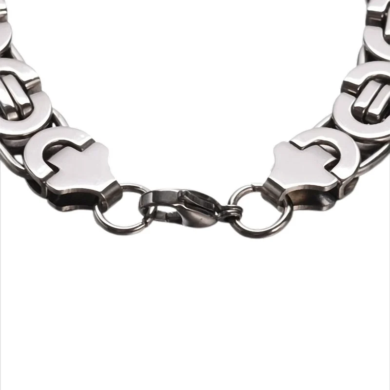 „Titanen-Glied“ Edelstahl Armband Kettenarmband 21 cm lang, 11 mm breit