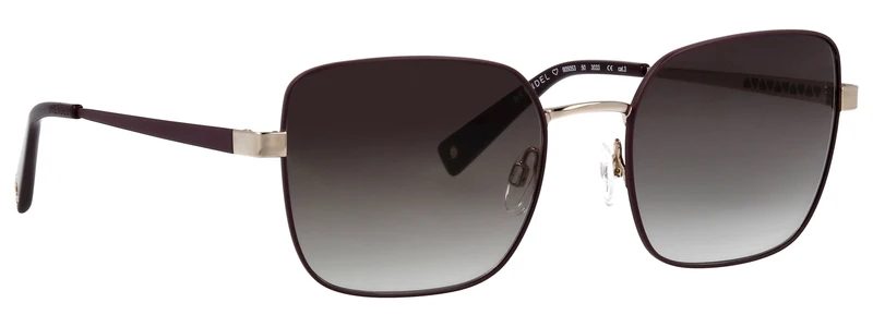 Sonnenbrille Metall BL AUBERGINE 56X20X140