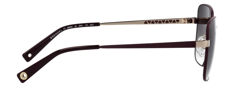 Sonnenbrille Metall BL AUBERGINE 56X20X140