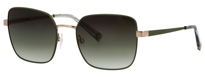 Sonnenbrille Metall BL OLIV 56X20X140
