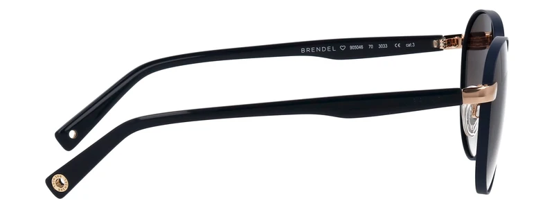 Sonnenbrille Metall BL NACHTBLAU 53X19X140