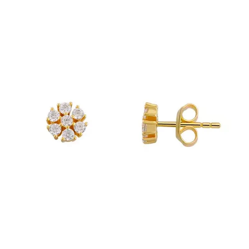 Xenox Damen 925 Sterling Silber Ohrstecker XS6086G
