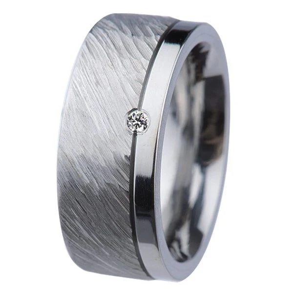Ernstes Design Damen Brillant Ring Größe 55 Silber R365-9-55