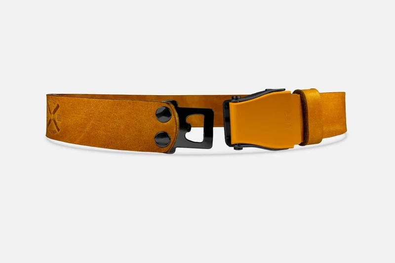 GÜRTEL STANDARD COGNAC/MIXED ORANGEGOLD