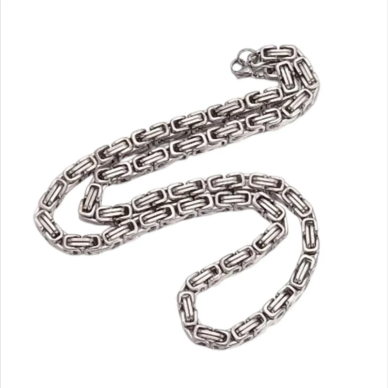 Imperial King Königskette aus Edelstahl – 8 x 8,5 mm – wählbar 55, 65 oder 80 cm