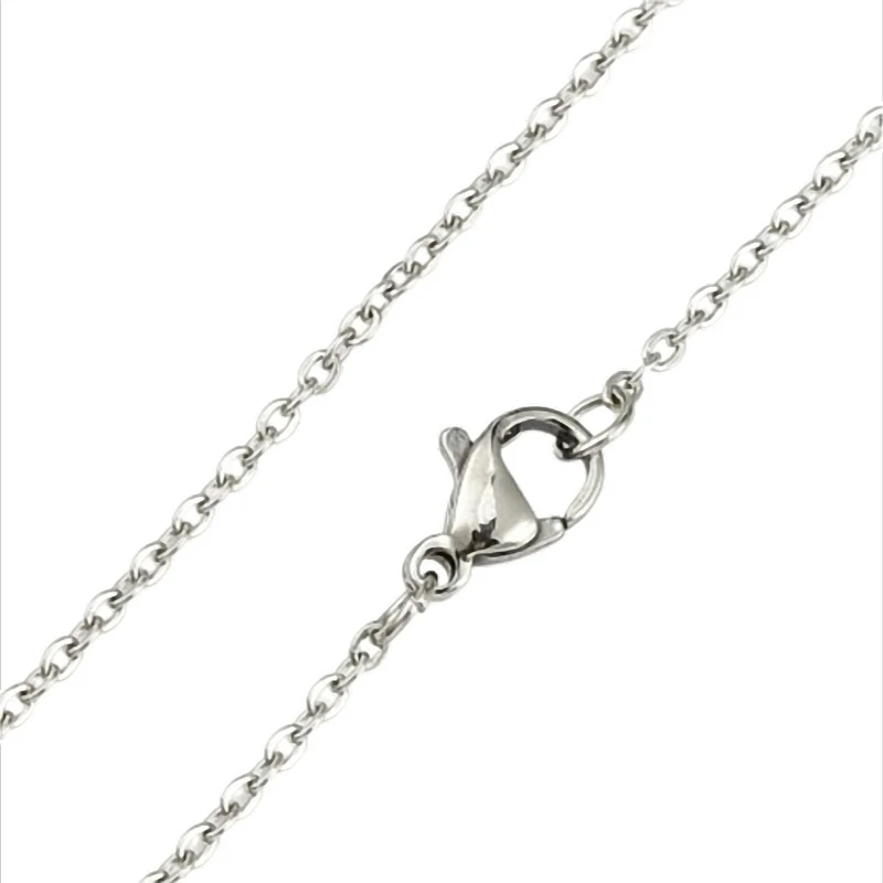 Classic SteelChain Panzerkette Edelstahl Kette, Länge 70 cm, 2 mm stark