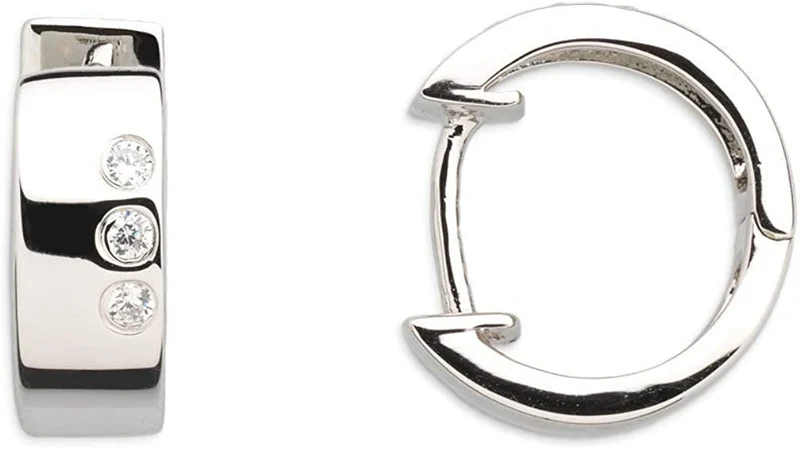 Xenox Modern Classic Creolen Silber XS8512