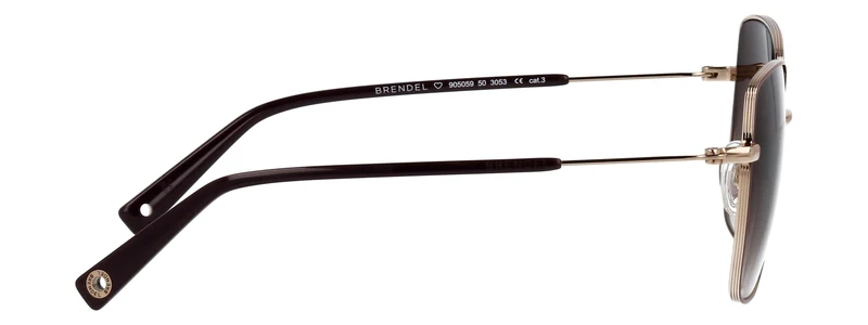 Sonnenbrille Metall BL AUBERGINE 56X17X140