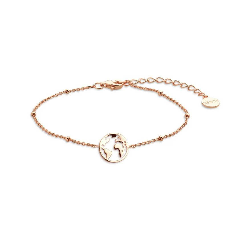 Xenox Damen Armband Happy Hour mit Weltkugel Charm