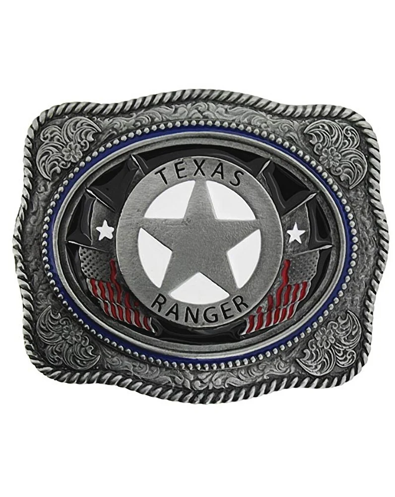 Buckle Gürtelschnalle Gürtelschließe Westernbuckle Texas Ranger lizensiert