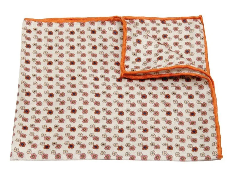 Einstecktuch aus Seiden-Twill mit Paisley Muster