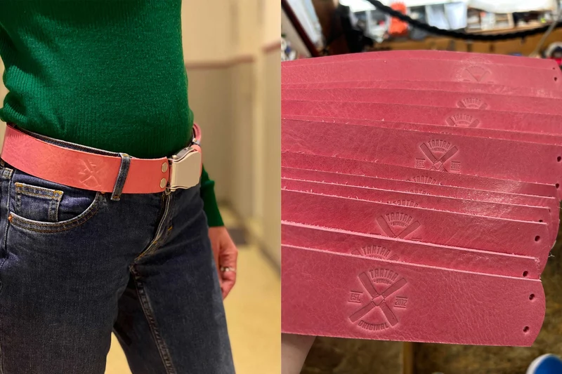 GÜRTEL STANDARD PINKY-EDITION/ROH SILBER