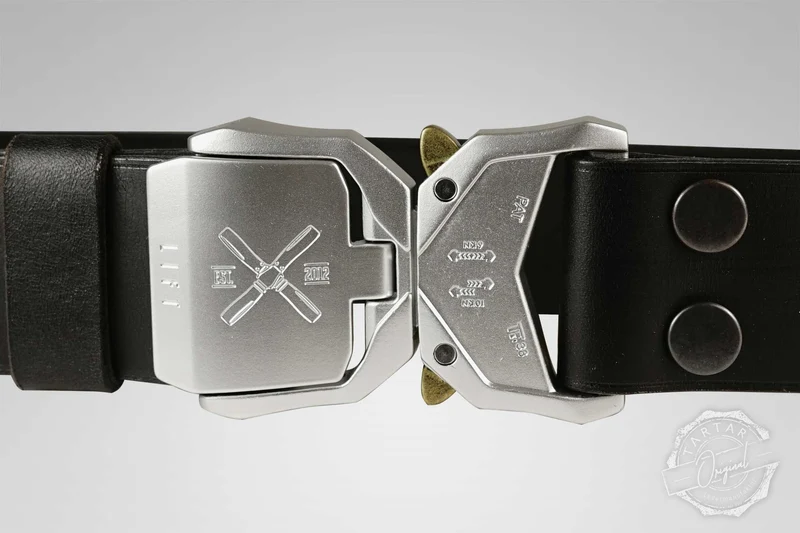 GÜRTEL TARTAR X - BUTTERO BLACK/SILBER