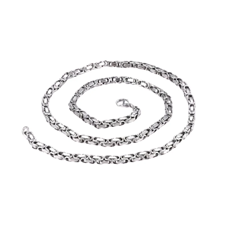 Royal Chain Steel Edelstahl Königskette – 50 cm Länge, 4 mm stark