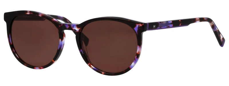 Sonnenbrille Azetat HU HAVANNA/PURPLEPOWERMATT 53X18X140