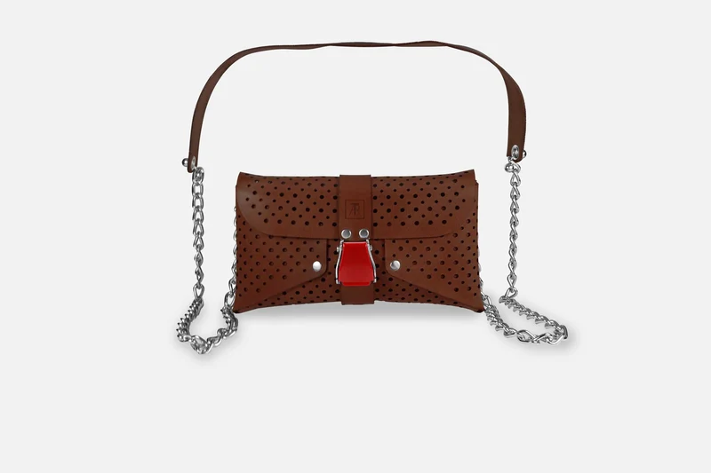 MINI BAG TOSCANA KASTANIE/ROT
