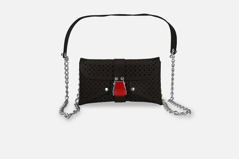 MINI BAG TOSCANA BLACK/ROT