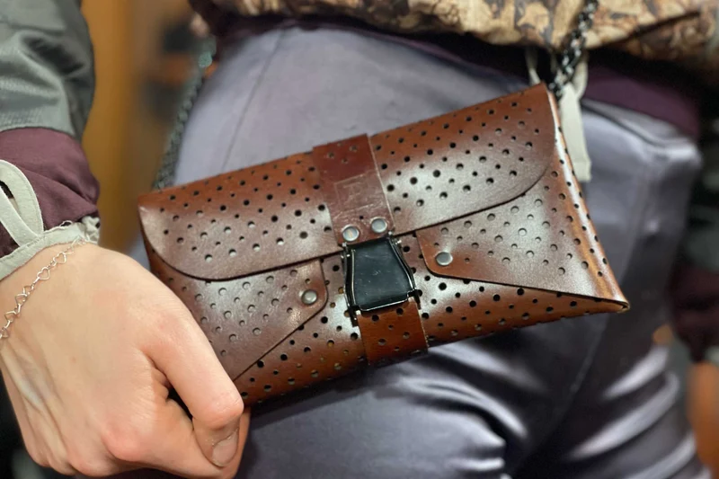 MINI BAG TOSCANA BLACK/SILBER MATT