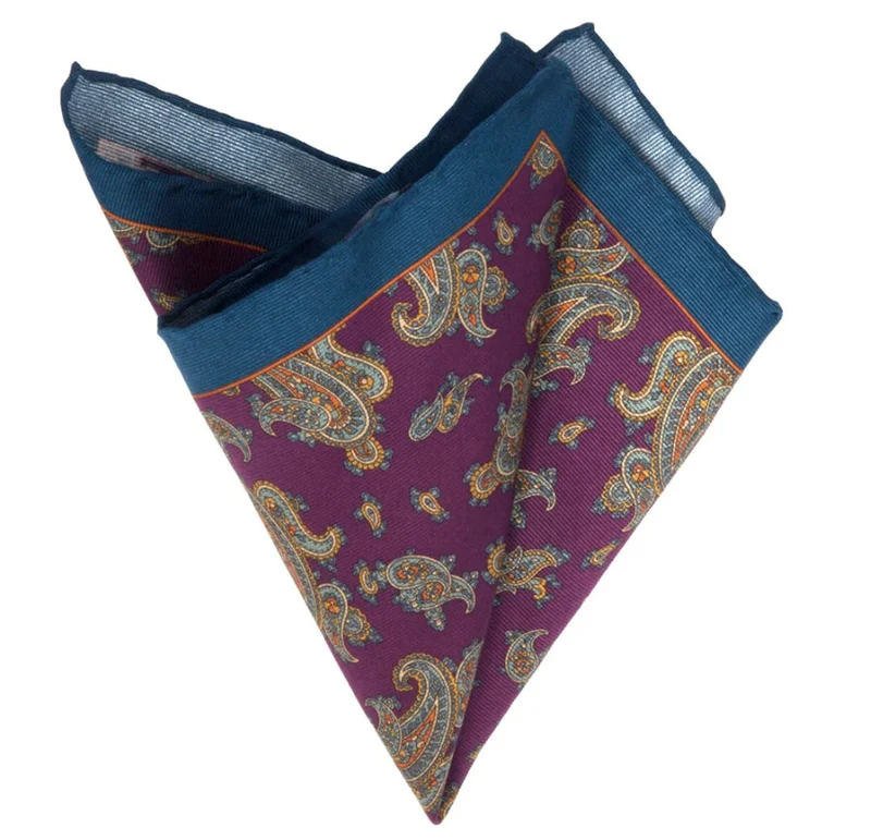 Mogador-Einstecktuch mit Paisley-Muster