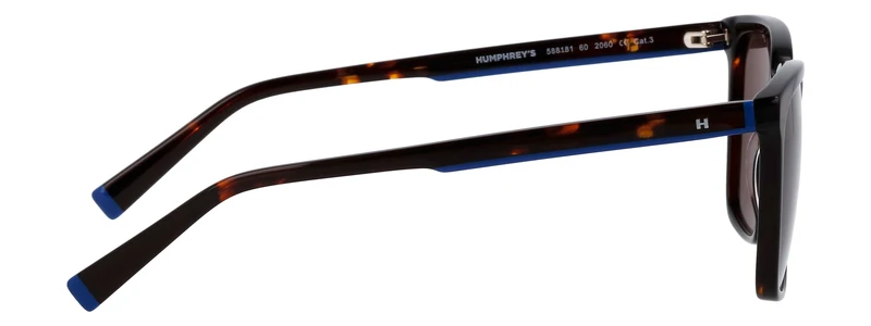Sonnenbrille Azetat HU BRAUN 56X18X140
