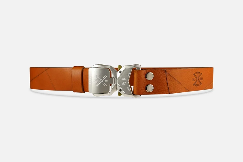 GÜRTEL TARTAR X - ZENITH COGNAC/SILBER
