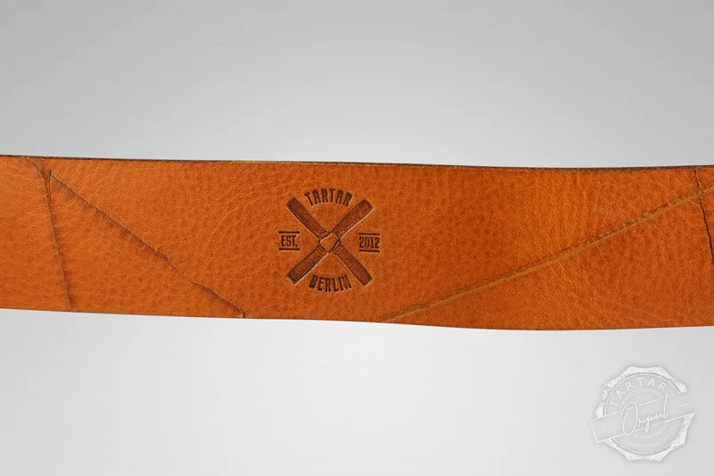 GÜRTEL TARTAR X - ZENITH COGNAC/SILBER