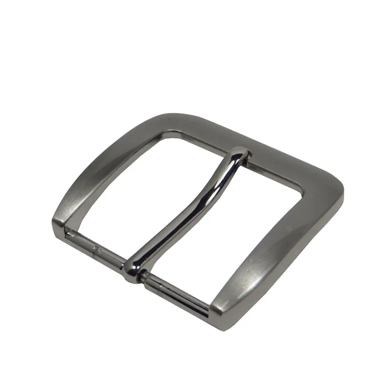 Gürtelschließe Gürtelschnalle Schnalle grau Silber für 4 cm breiten Gürtel