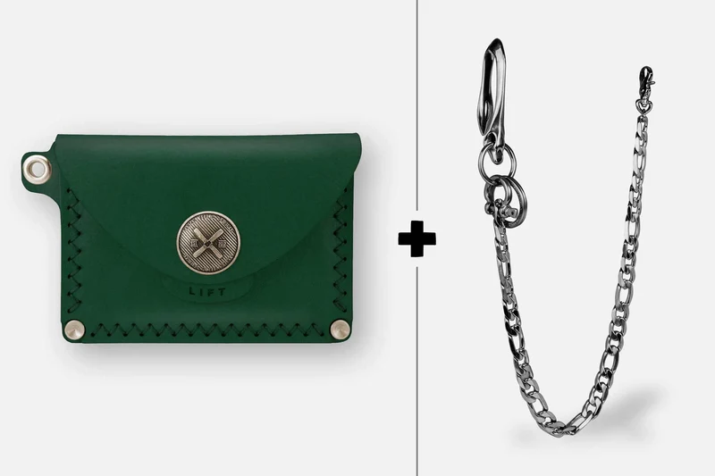 WALLET + CHAIN BUNDLE / FOREST
