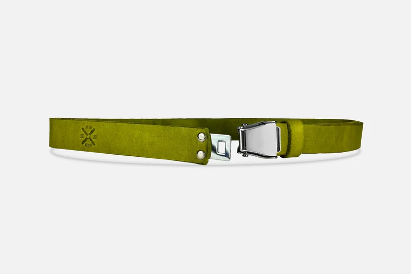 GÜRTEL SMALL MATCHA/SILBER GLÄNZEND
