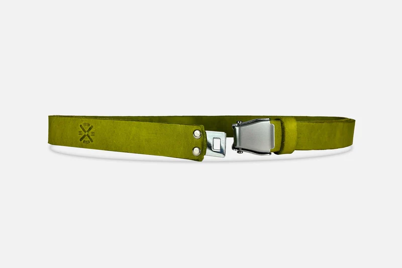 GÜRTEL SMALL MATCHA/SILBER MATT