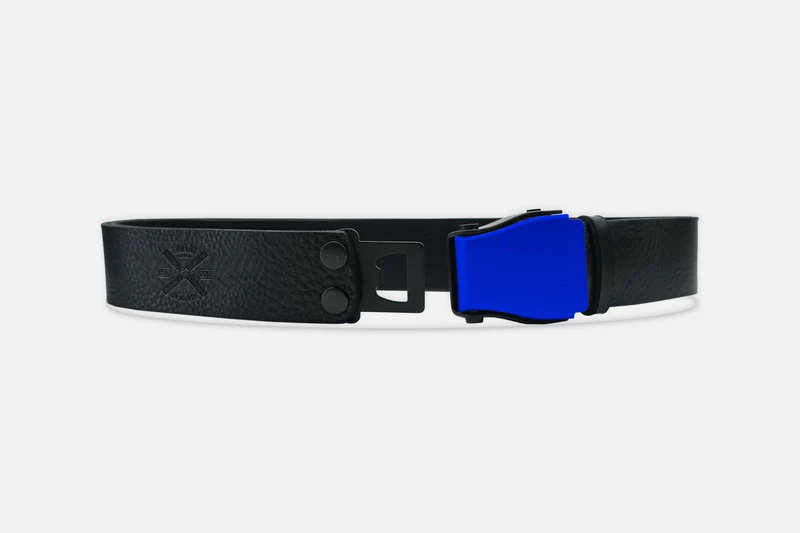GÜRTEL STANDARD SCHWARZ/MIXED BLAU