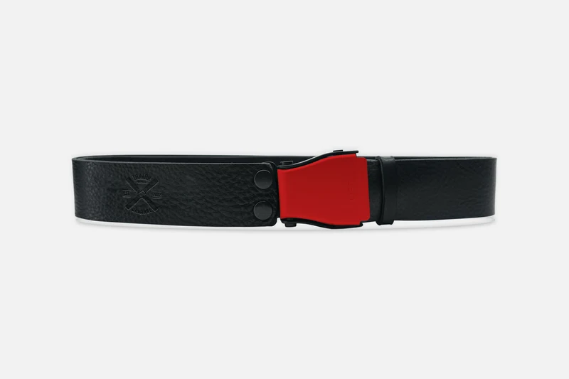 GÜRTEL STANDARD SCHWARZ/MIXED ROT