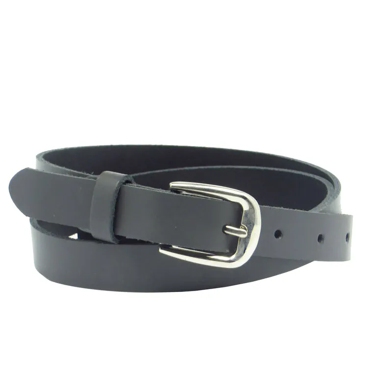 Ledergürtel 2 cm breit grau aus feinem Rindsleder