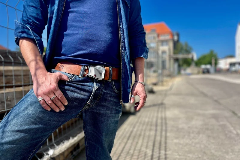 GÜRTEL BIG XL MOON/EDELSTAHL